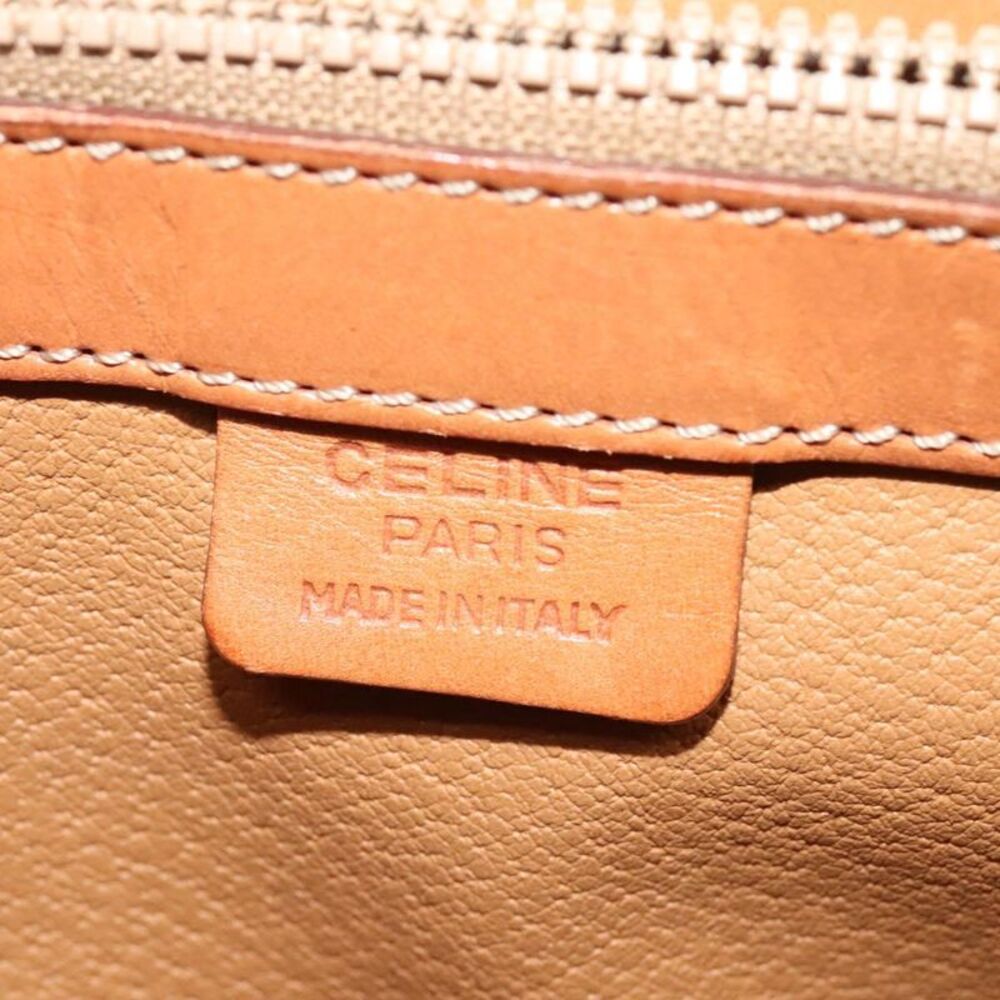 Céline Macadam Beige, Brown Canvas, Leather Handbag (Pre-Owned) - Picture 6 of 16